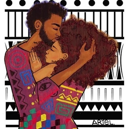 Couple curly amor de verdade