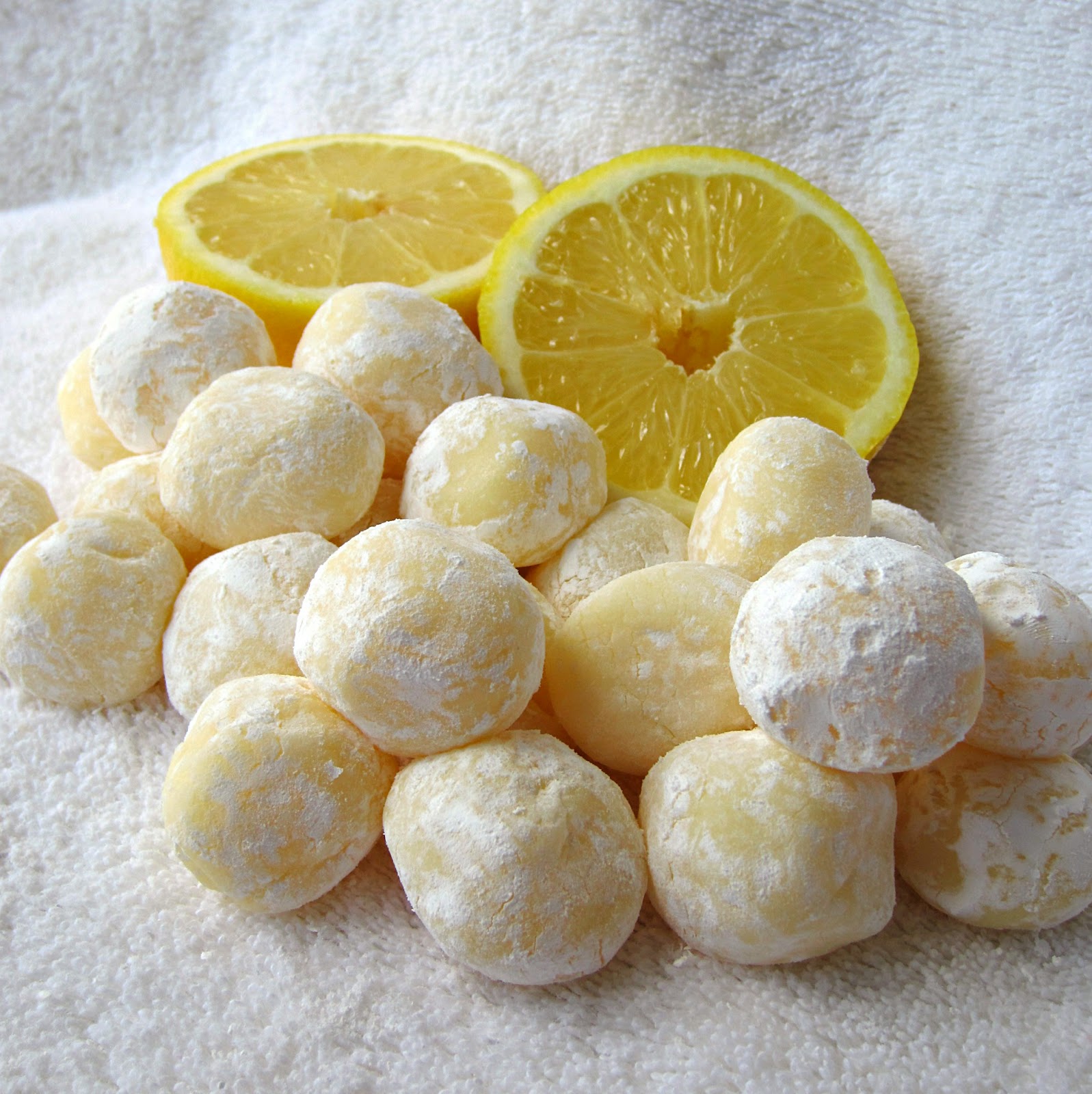 Sugarcoated White Chocolate Lemon Truffles