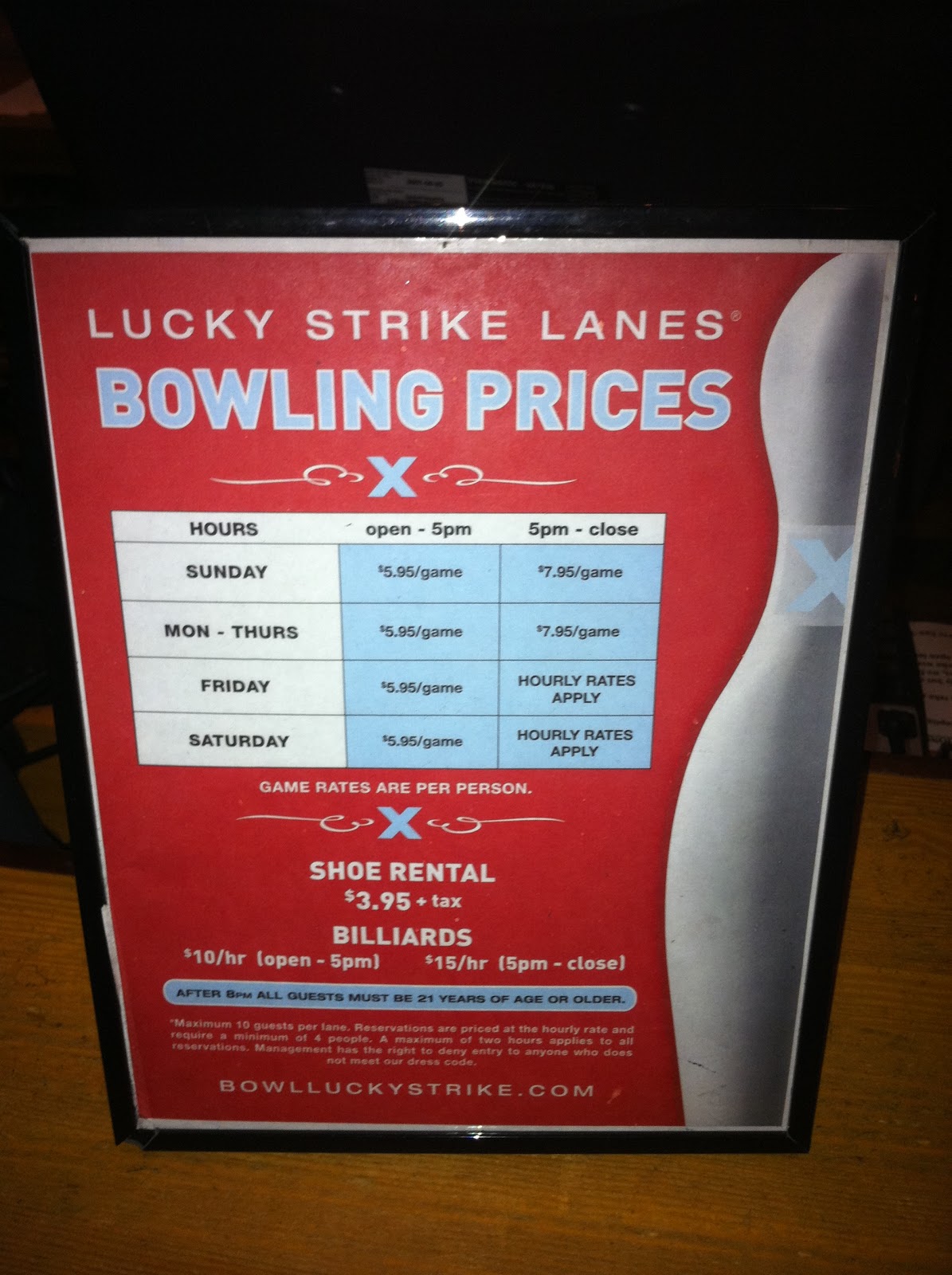 DC Rach Events Bowling DC Lucky Strike