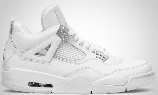 Air Jordan 4 Retro White Chrome Classic Green shoes
