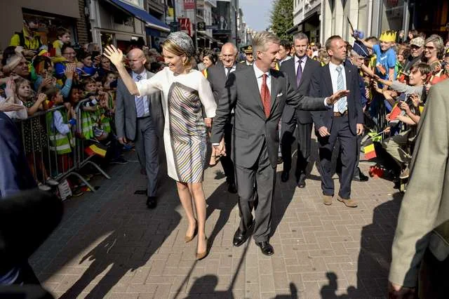 King Philippe and Queen Mathilde in Hasselt