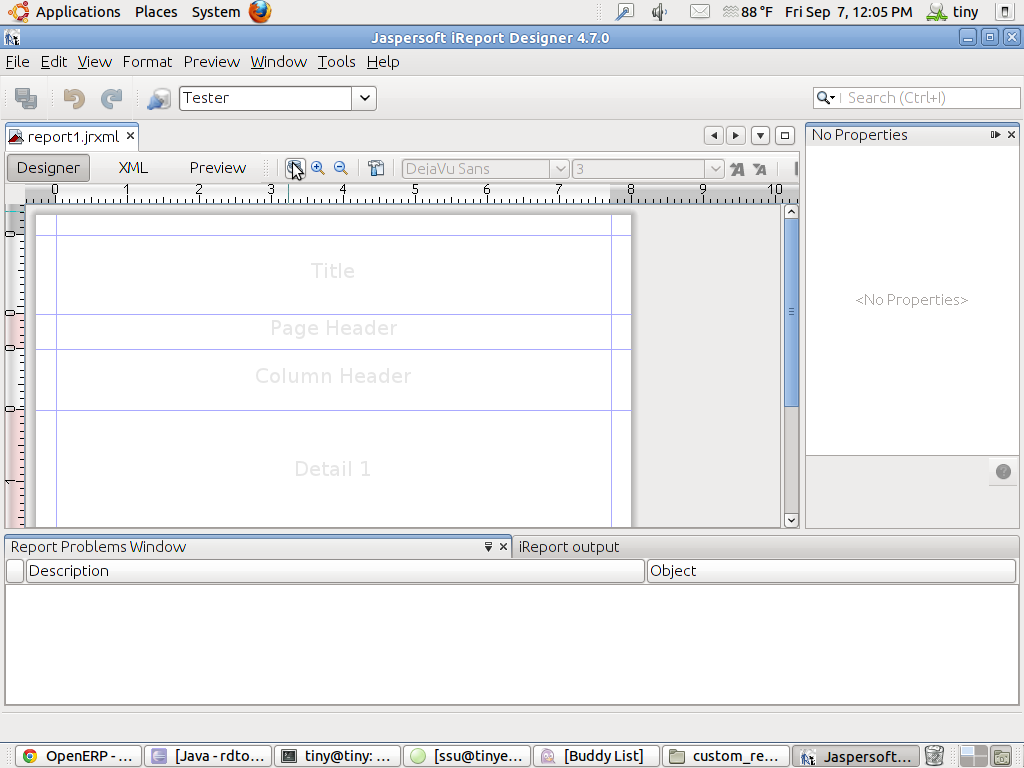 Jasper report templates image