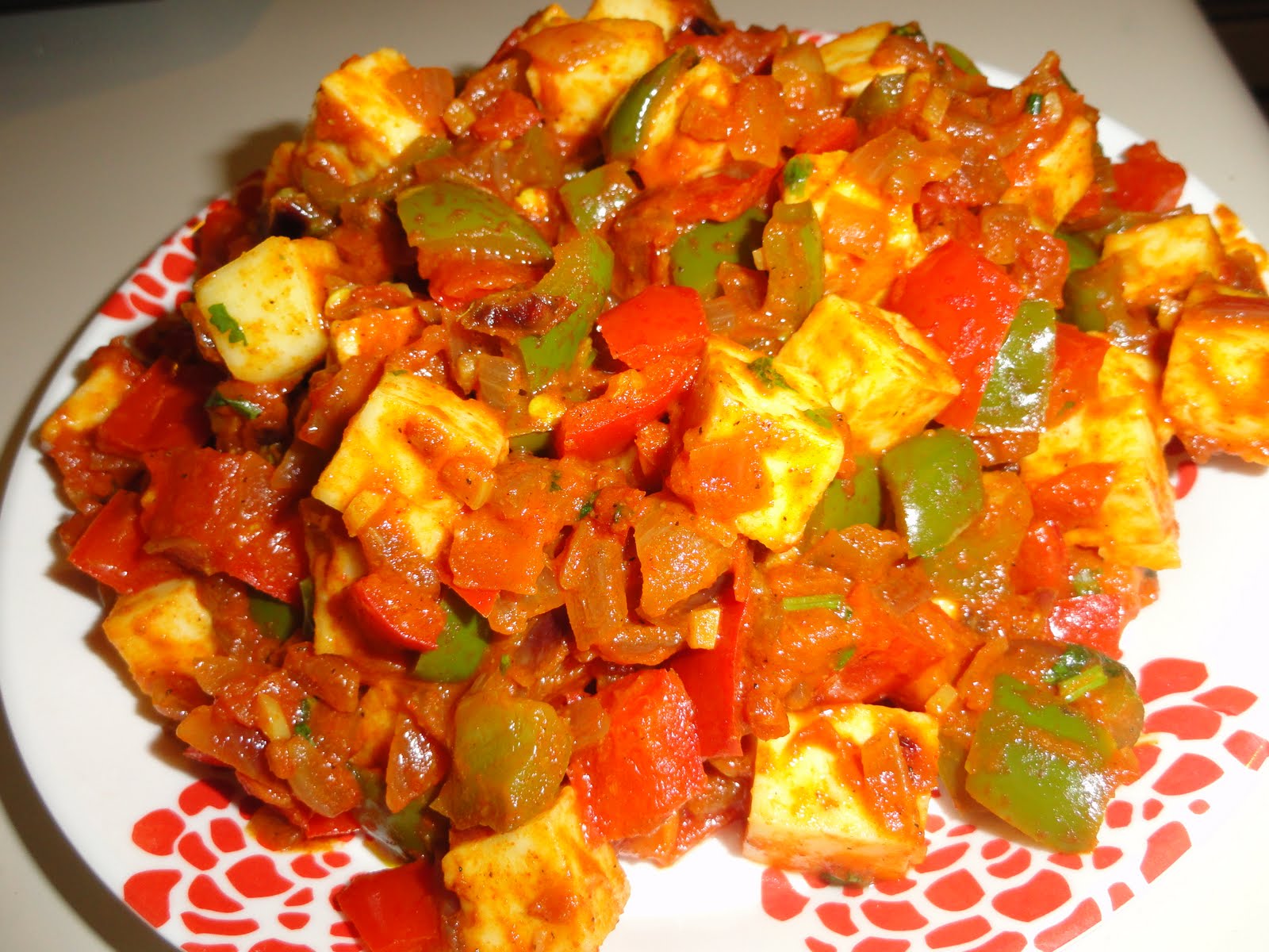 Sweet Karam Kapi ) Pepper'n paneer curry