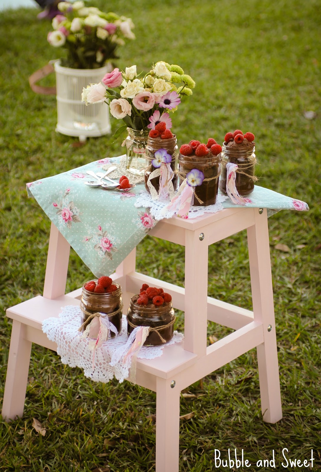 Bubble and Sweet Chocolate Mousse in a jar Betty Crocker Irresistibles