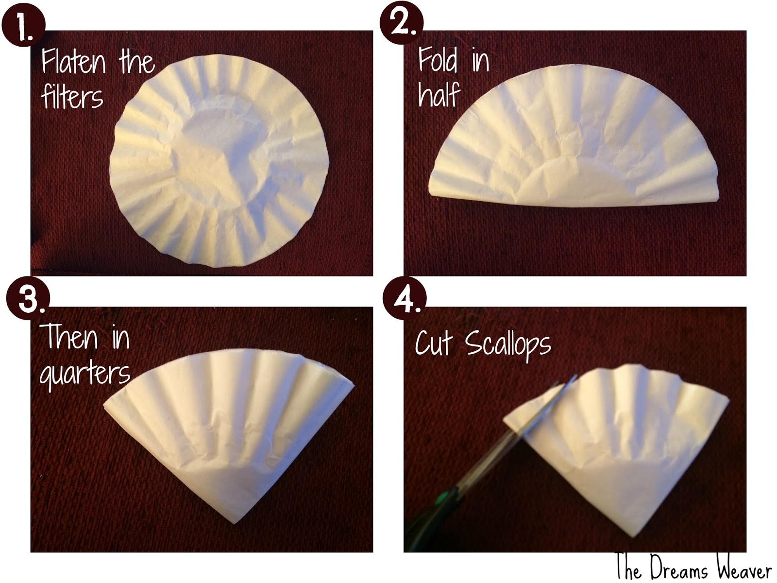 The Dreams Weaver Coffee Filter Flowers