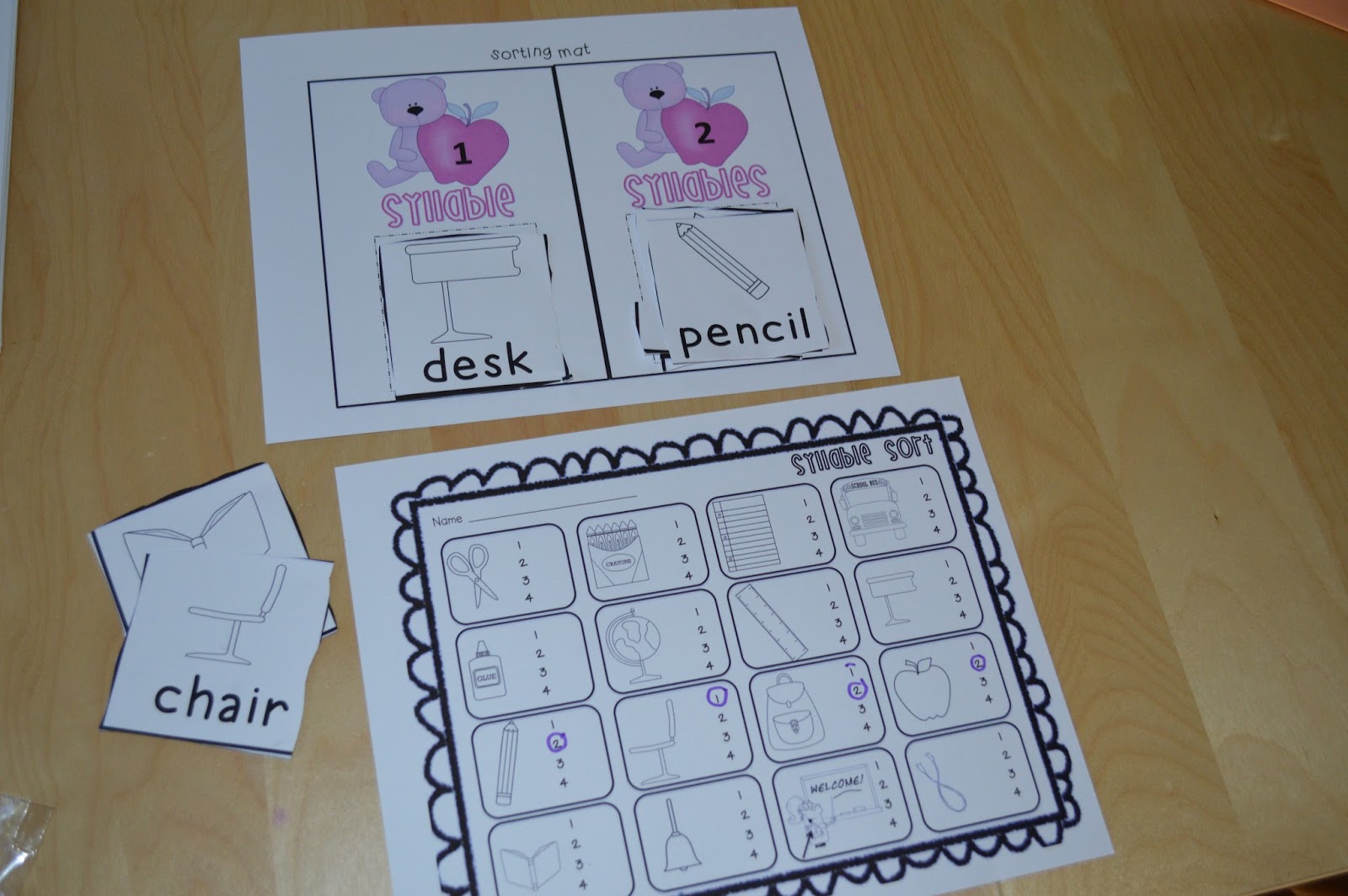 Sarah's First Grade Snippets: Literacy Centers for Kindergarten (and