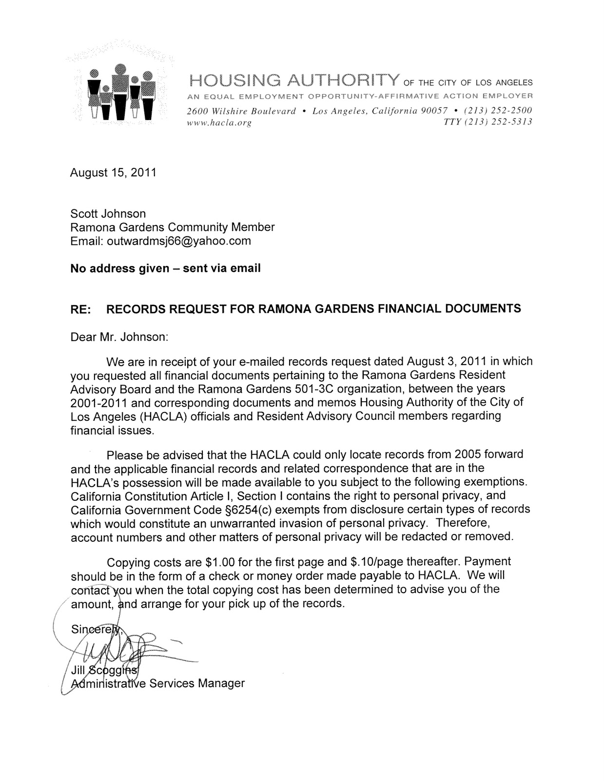 Mayor Sam's Sister City Home of Los Angeles Politics HACLA's