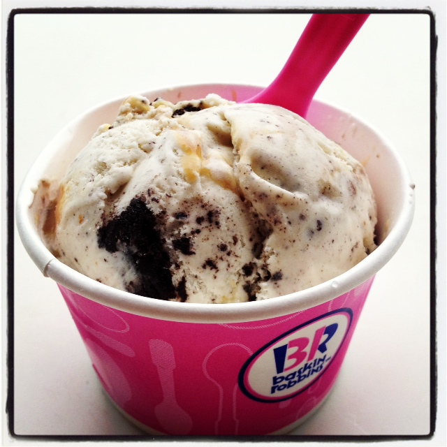 Never Turn Down A Cupcake BaskinRobbins Oreo Nutty