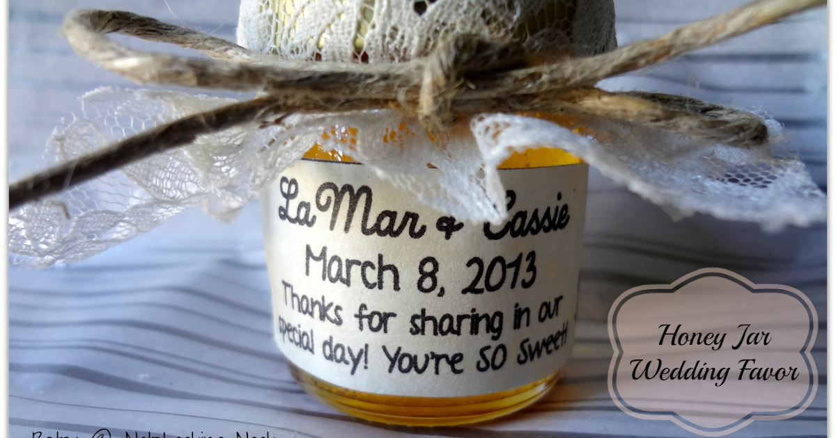 iHeart Home & Family Honey Jar Wedding Favor