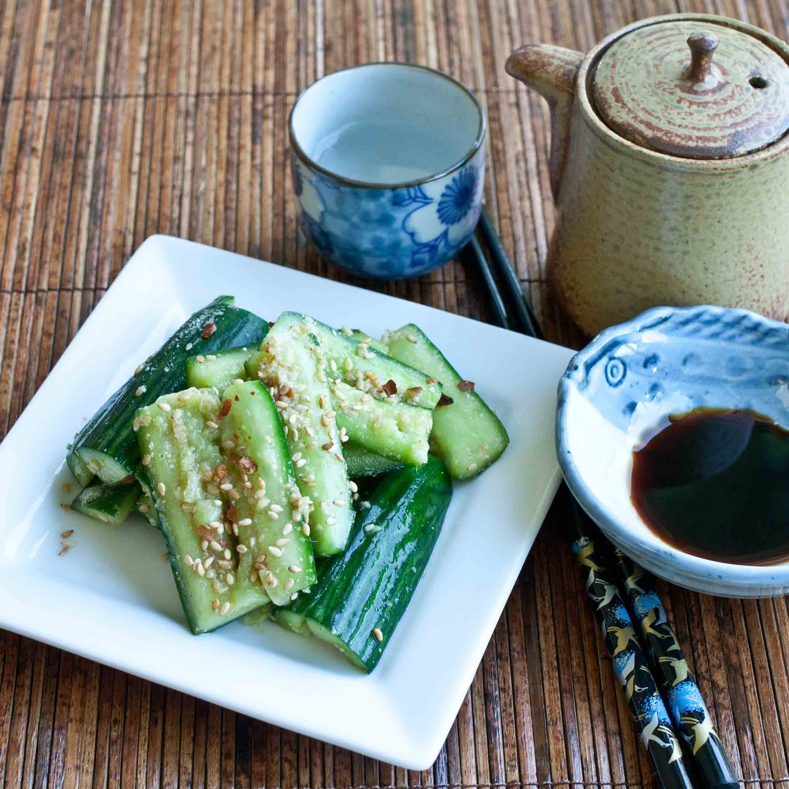 FOODjimoto JapaneseStyle Cucumbers with Sesame Seeds