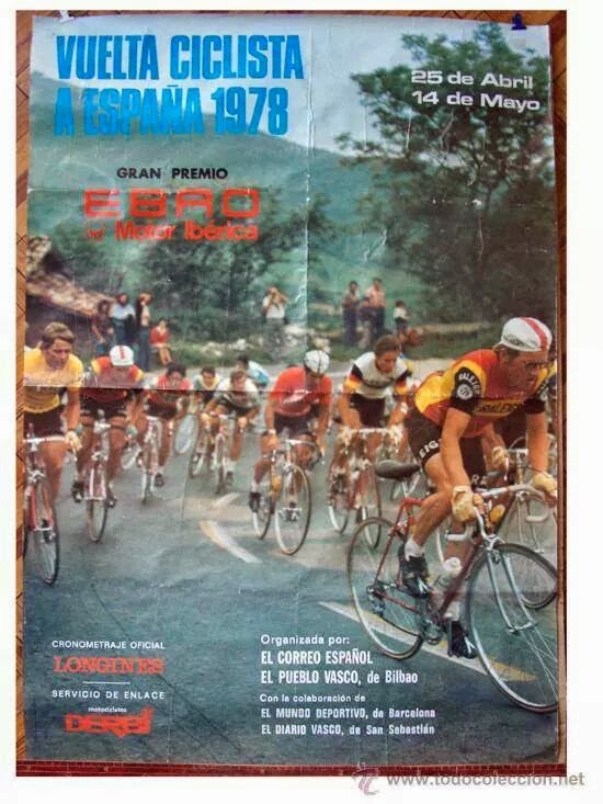 CICLISMO HISTORIA Vuelta a España, carteles 1935/1979.