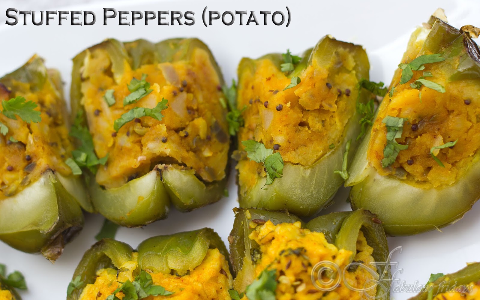 fabulous fridays Stuffed Indian Peppers