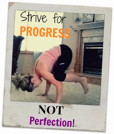 Strive for Progress Not for Perfection weight loss, non-scale victories, healthy eating, P90X3 transformation