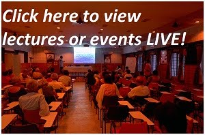 Live streaming of upcoming lectures or events.