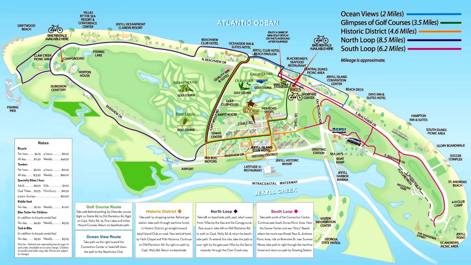 Chuck's Adventures Jekyll Island Biking