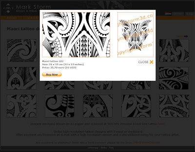 New maori tattoo gallery optimized for Ipad and Iphone