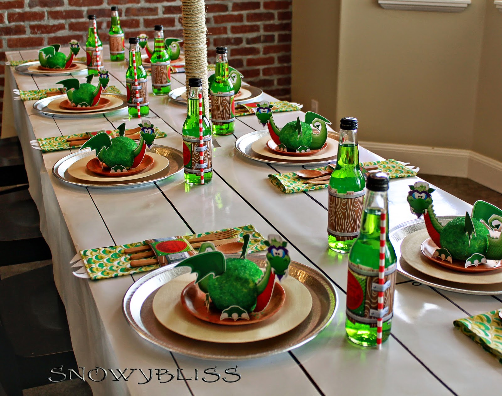 SnowyBliss Viking and Dragon Party