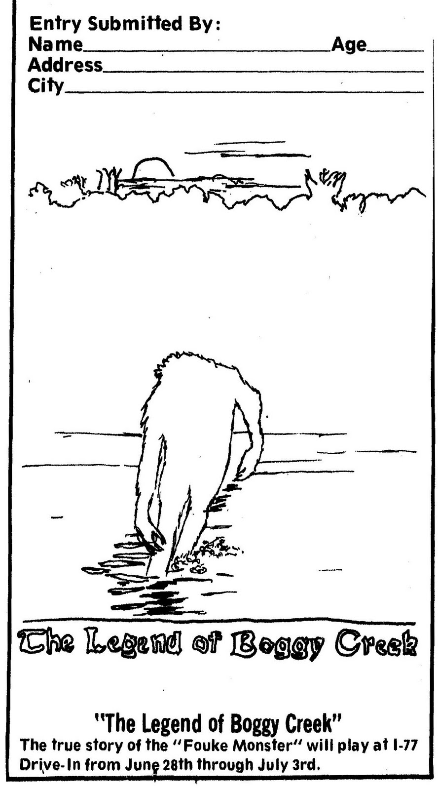 Mostly Paper Dolls The Legend Of Boggy Creek, 1973