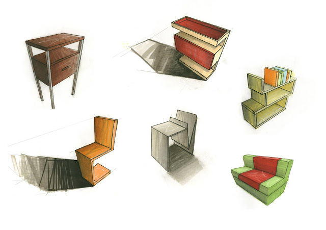 Furniture Design Sketches Furniture Design Sketches