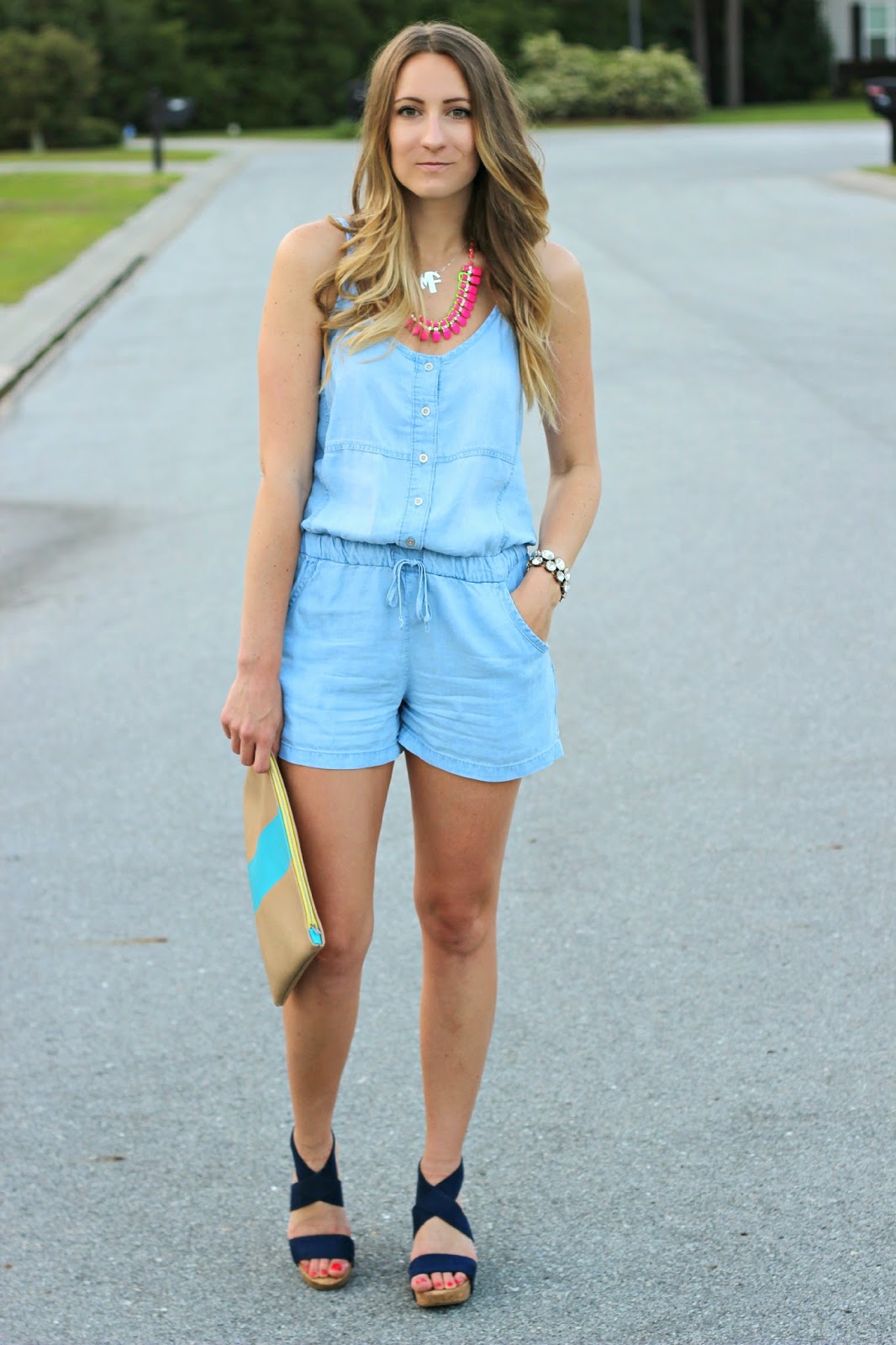 Moda & the Mar Chambray Romper