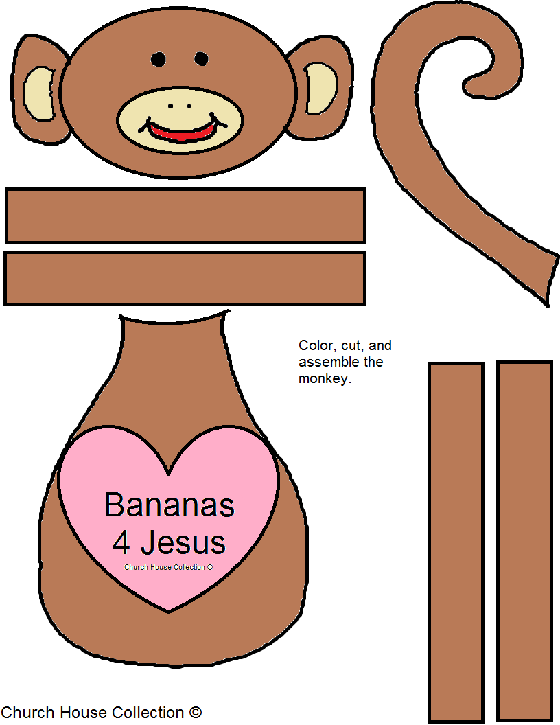 Church House Collection Blog: Bananas 4 Jesus Monkey ...