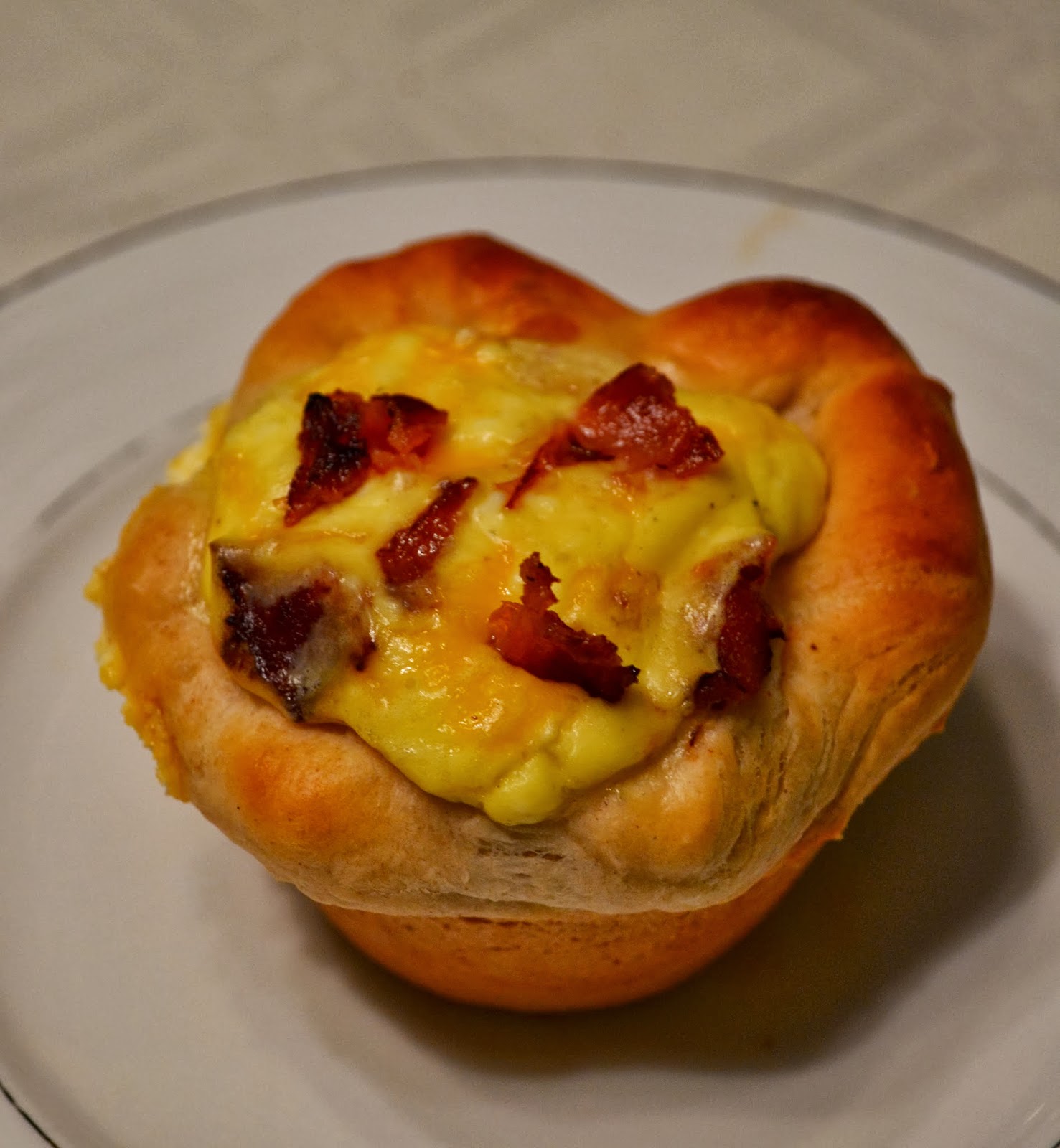 Simple Savory & Satisfying Individual Bacon and Cheese Quiche