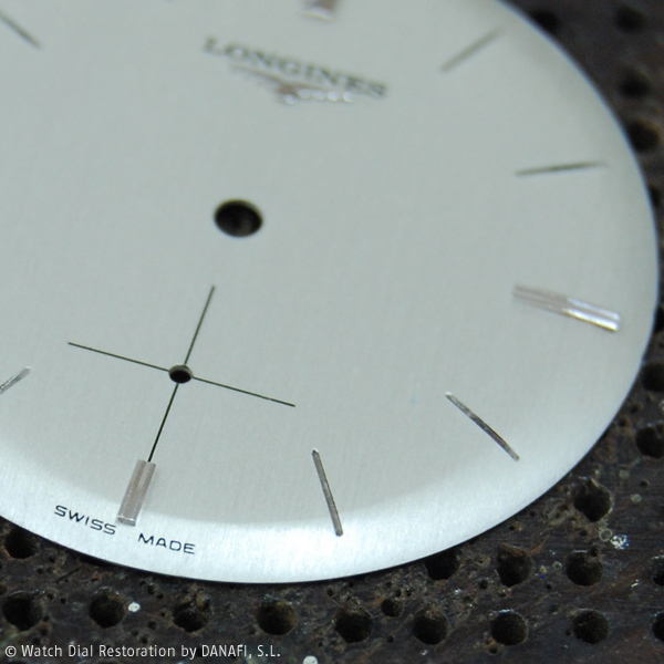 Watch repair and restoration Longines watch dial restoration