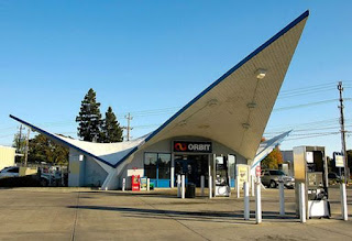 Vintage Orbit Gas Station