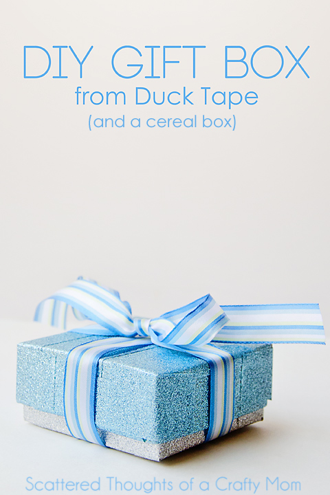 How to make gift boxes with recycled materials and Duck Tape!  #DuckCraftTape