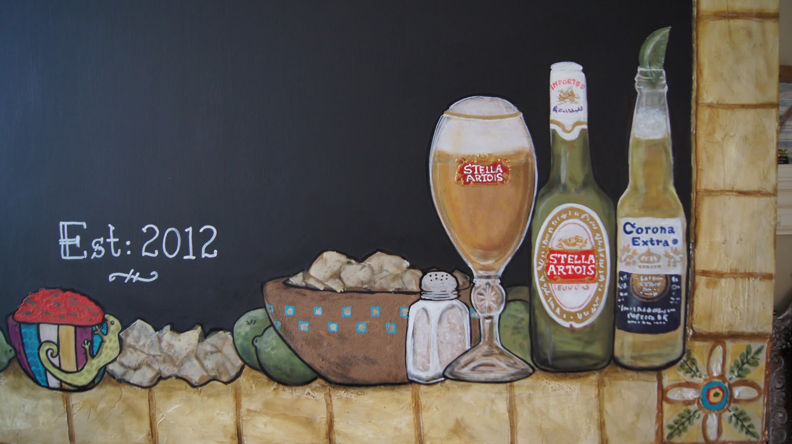 ZeeZee Chalkboards * Classy Custom Chalkboards for Home and Business Home Bar Chalkboard and