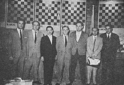 Componentes del Club Ajedrez Barcelona en 1964