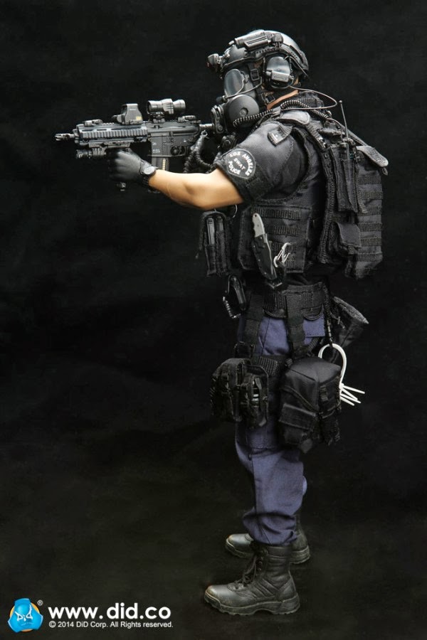 DID DRAGON IN DREAMS 1:6TH SCALE LAPD SWAT SL-6 ROTARY LAUNCHER  FROM DENVER
