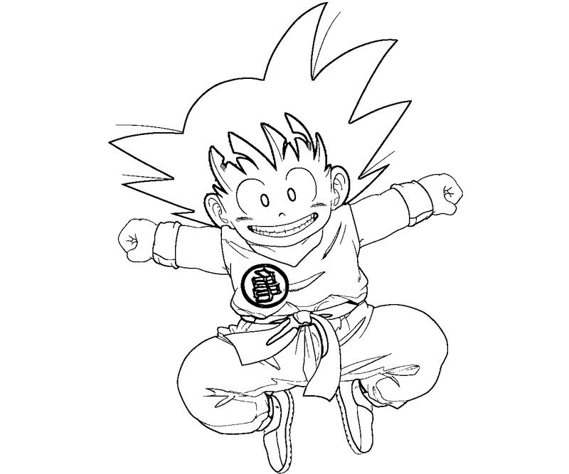 Goku 15 Coloring | Crafty Teenager