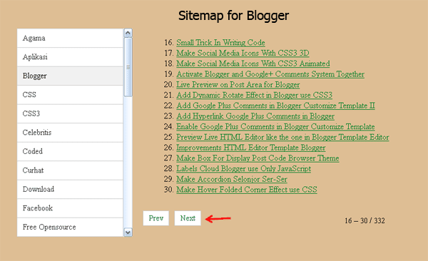 Sitemap-for-Blogger