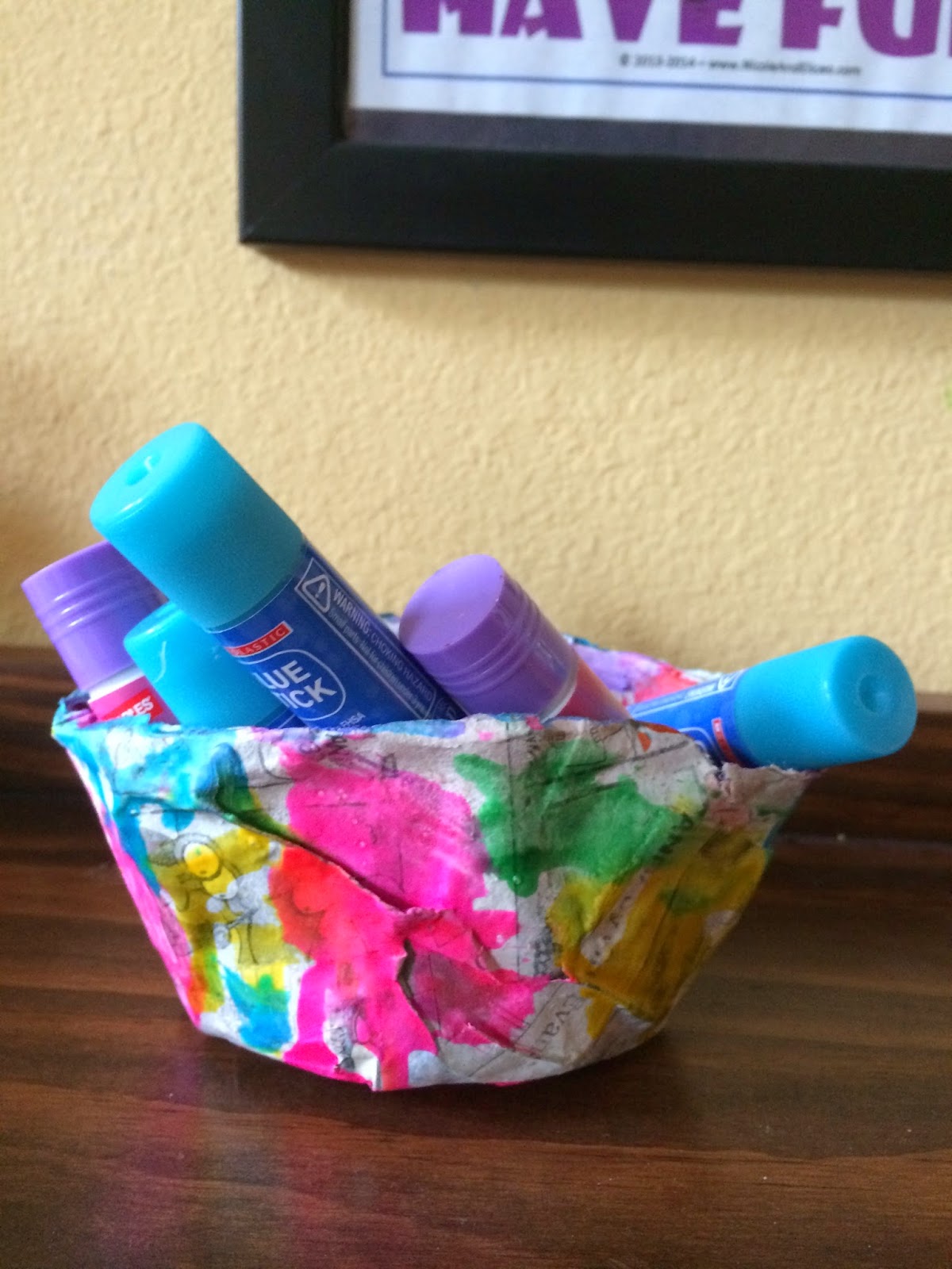 Two Much Fun Preschool Paper Mache