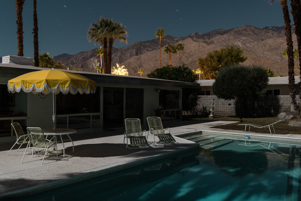 Midnight Modern architecture photography by Tom Blachford at Palm Spring Modernism Week