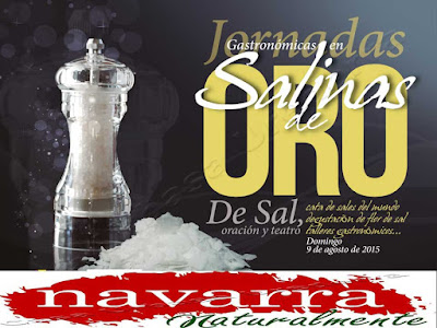 Programa  de Las Jornadas Gastronómicas de la Sal de Salinas de Oro en Navarra Naturalmente