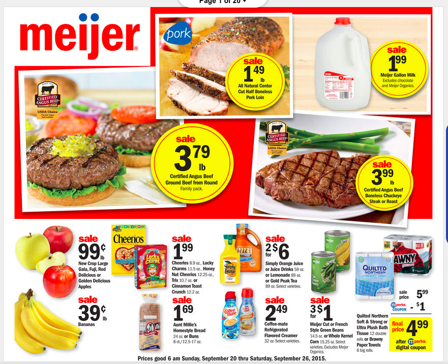 Meijer Ad Preview starting 9/20! A Single Coupon