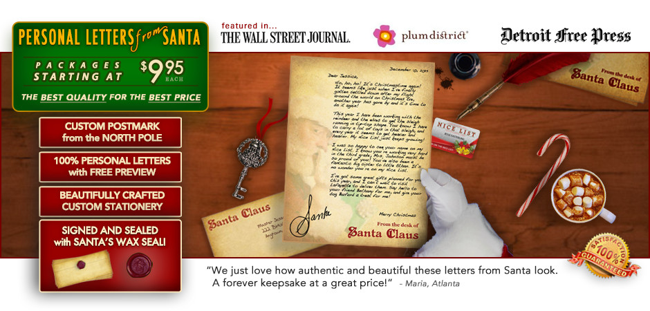 start the christmas season with an awesome personalized letter from