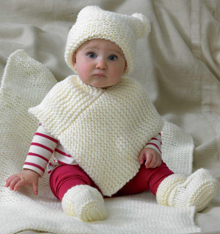Babies in knitwear