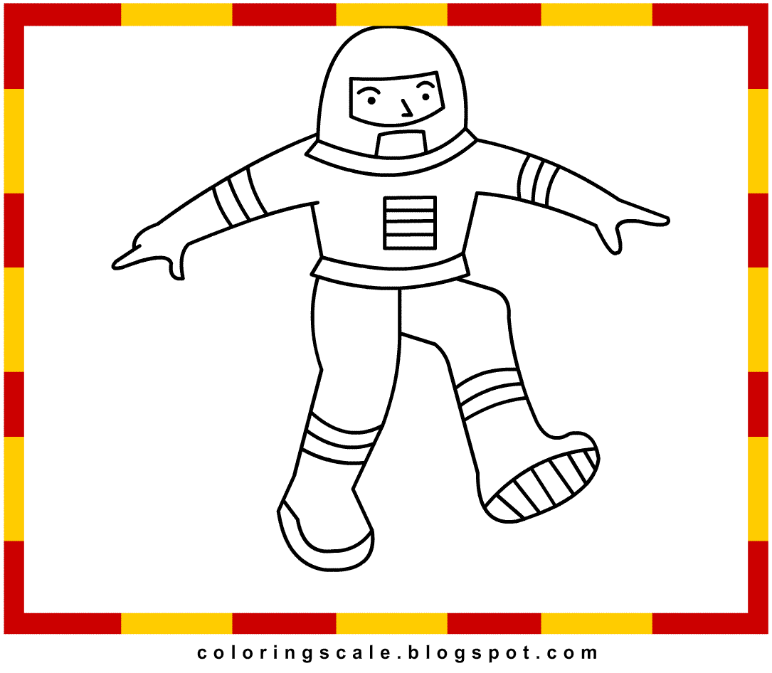 Astronaut Coloring Pages Astronaut Coloring Pages