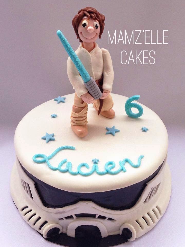 Gâteau d'anniversaire Star Wars ~ Mam'zelle cakes