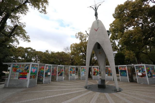 Children's Peace Monument is a monument to commemorate thousands of child victims who died of the atomic bombing in Hiroshima, Japan Children's Peace Monument is a monument to commemorate thousands of child victims who died of the atomic bombing in Hiroshima, Japan