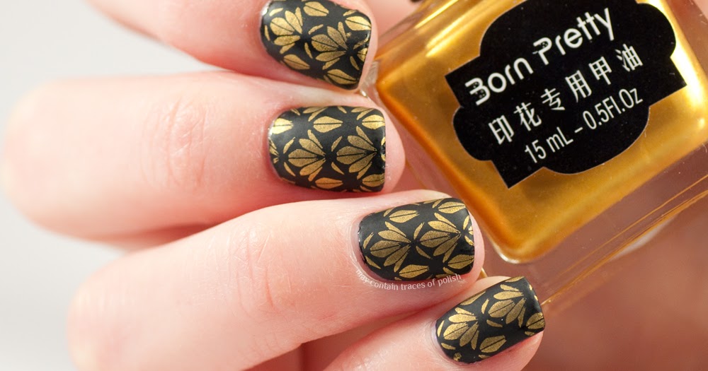 2. Black and Gold Nail Art - wide 4
