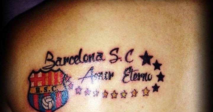 Banco De Imagenes De Barcelona Sporting Club Tatuaje