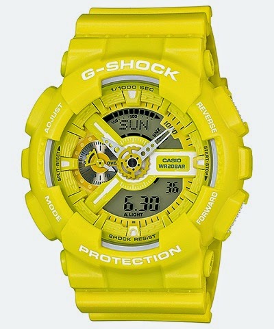 CASIO G-SHOCK BIG-CASE GA-110BC-9AJF Yellow Color CASIO G-SHOCK BIG-CASE GA-110BC-9AJF Yellow Color