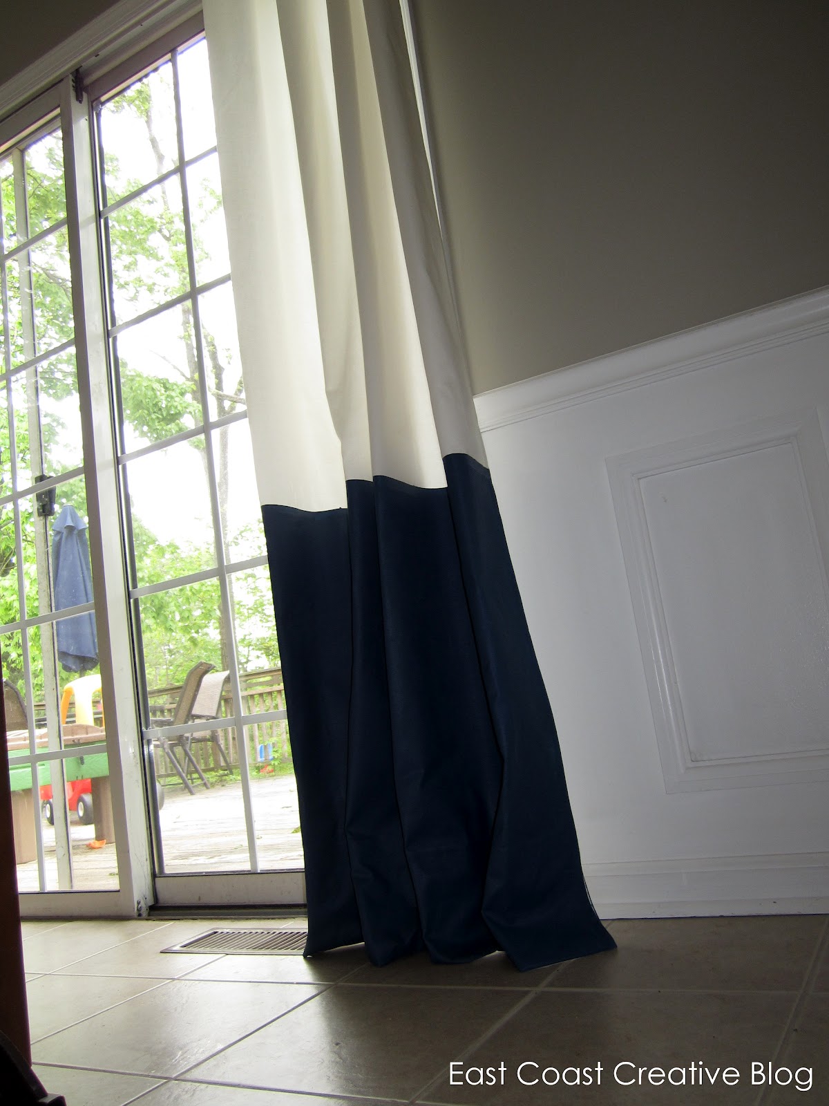 The Curtain Solution {DIY Painted Curtains}