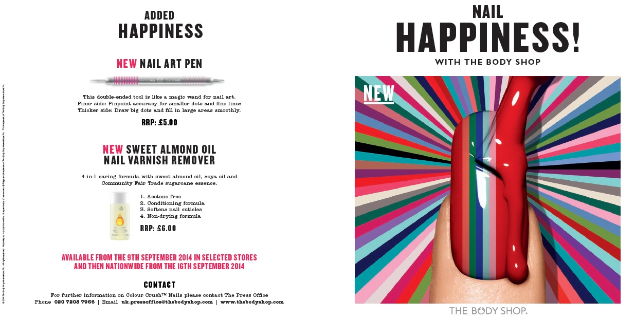 nail loopy THE BODY SHOP COLOUR CRUSH NAIL POLISH