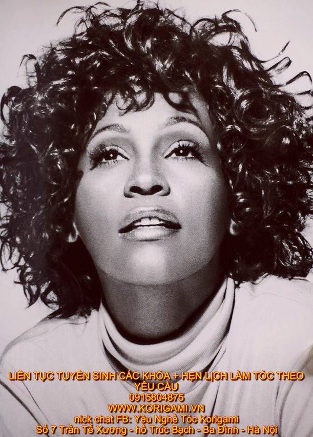 KIỂU TÓC NỮ ĐẸP, NỮ HOÀNG ÂM NHẠC THẾ GIỚI, WHITNEY HOUSTON, THE VOICE, GIỌNG CA VÀNG, DIVA NHẠC POP, NỮ HOÀNG NHẠC POP