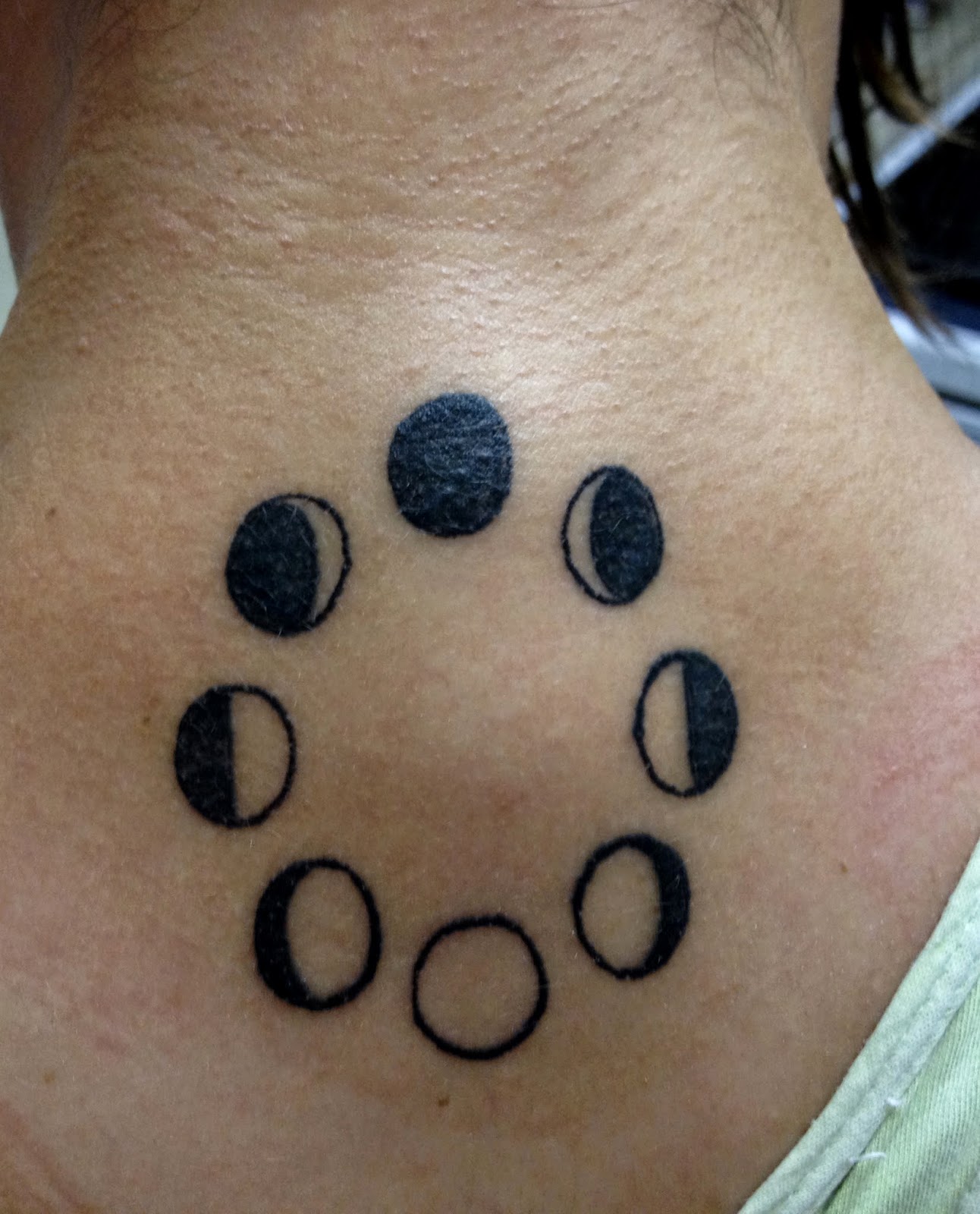 Full Moon Tattoo Designs On Back
